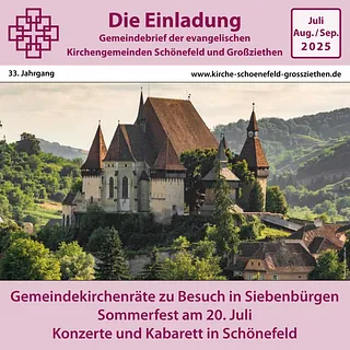 Titelblatt Gemeindebrief Juli bis September 2025