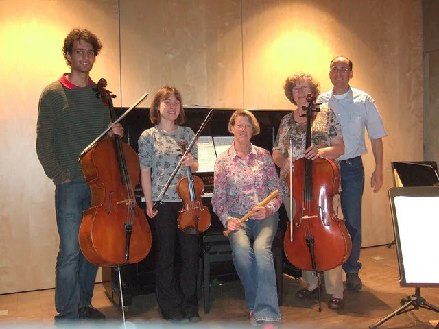 Gruppenbild des Instrumentalkreises in Großziethen